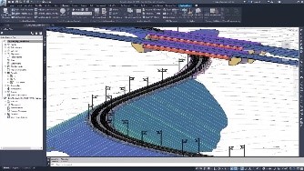 Civil 3D corridor and profile development
