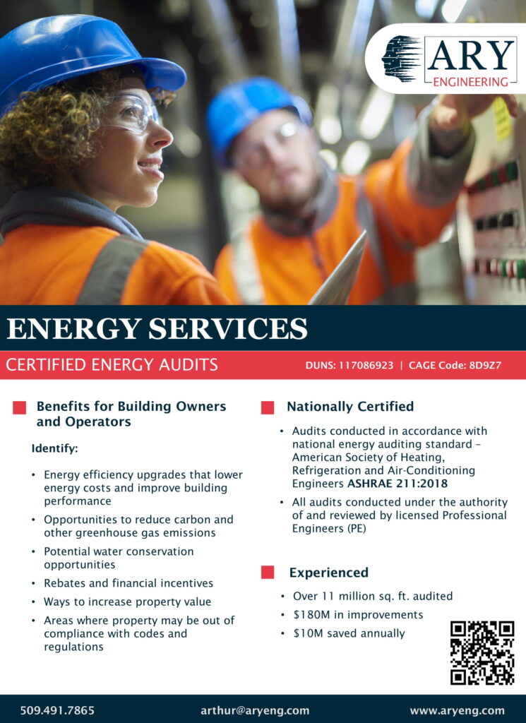 Energy Audit Flyer by ARY Engineering
