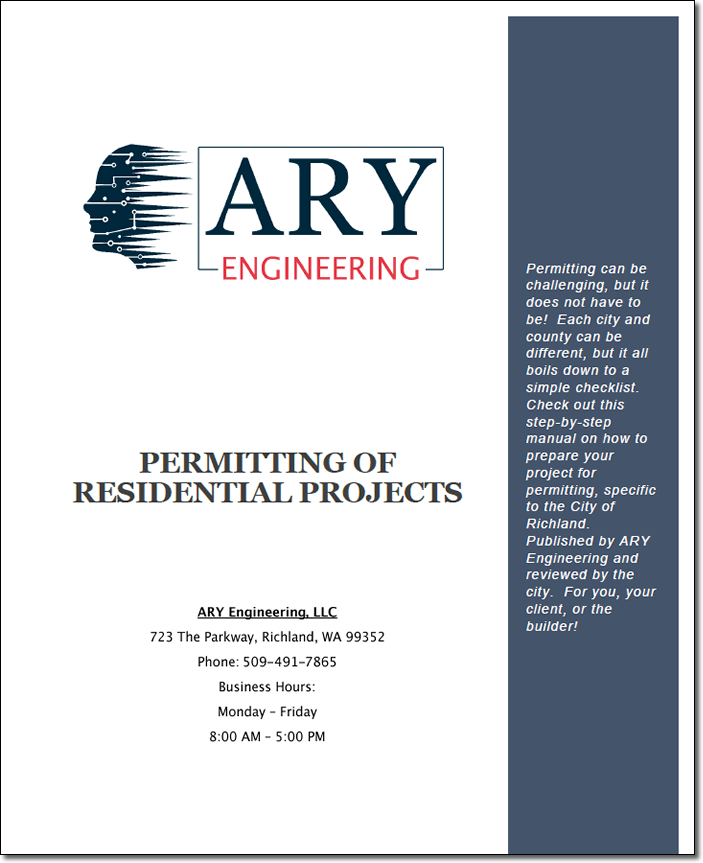 ARY Engineering informational on how to gain permits for residential projects